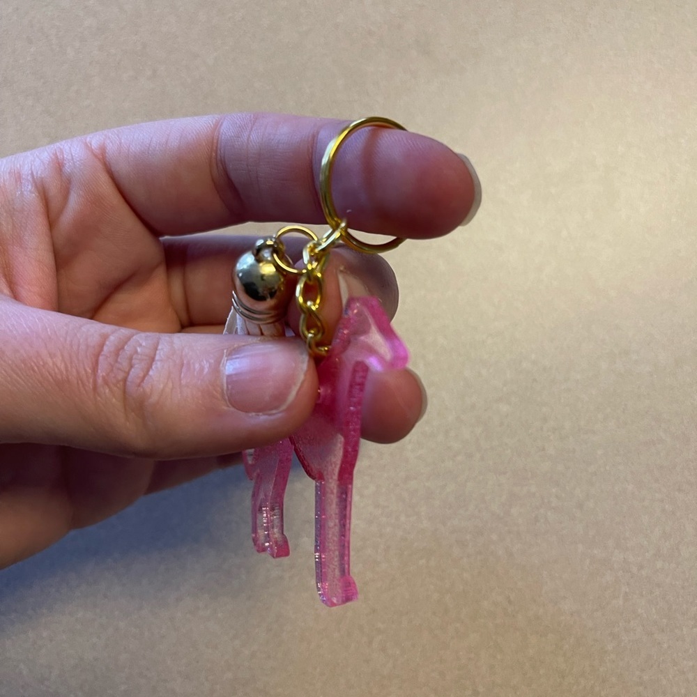 Handmade Greyhound Keychain - Picture 3 of 6